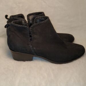 Jack Rogers Black Leather Booties